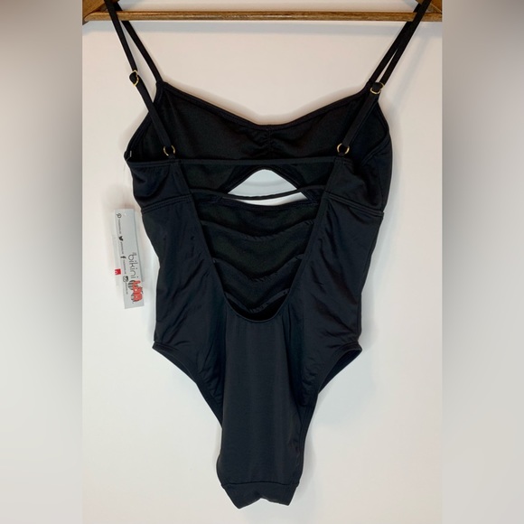 NWT The Bikini Lab Black one Piece Bathing Suit - Picture 2 of 10